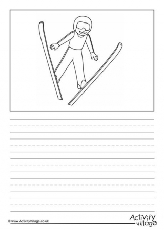 Ski Jumping Story Paper