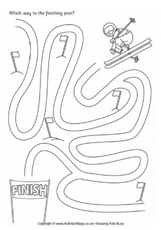 Ski Maze