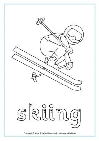 Skiing Finger Tracing