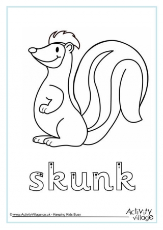 Skunk Finger Tracing