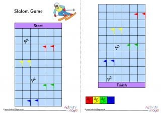 Slalom Board Game