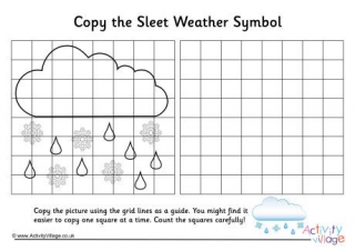 Sleet Weather Symbol Grid Copy