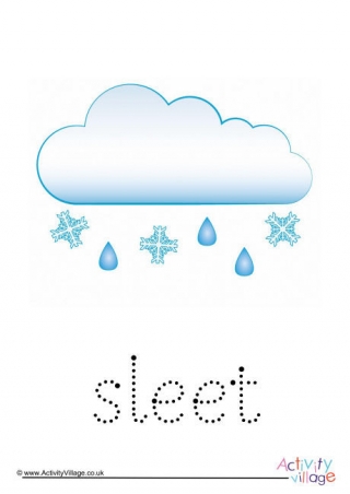 Sleet Word Tracing