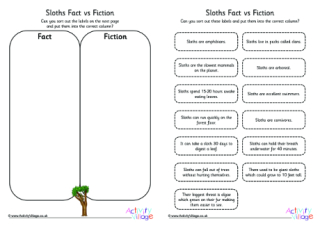 Sloth Fact vs Fiction 