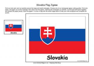 Slovakia Flag Jigsaw