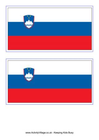 Slovenia Flag Printable