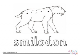 Smilodon Finger Tracing