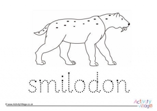 Smilodon Word Tracing