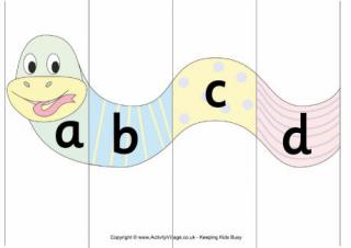 Snake Alphabet Jigsaw