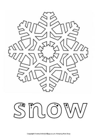 Snow Finger Tracing