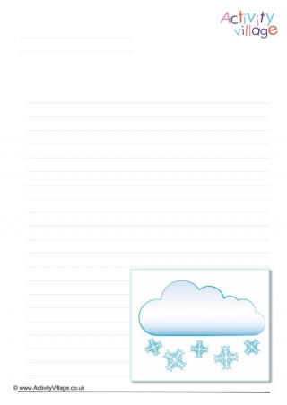 Snow Writing Page