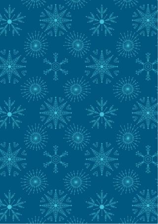 Snowflake Scrapbook Paper - Dark