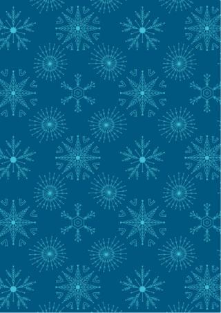 Snowflake Scrapbook Paper - Dark