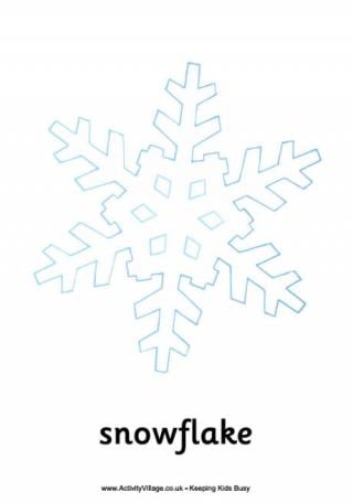 Snowflake Poster
