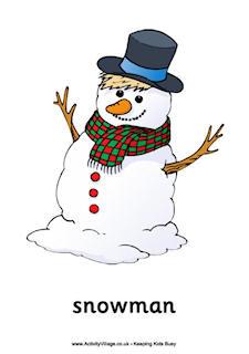 Snowman Printables