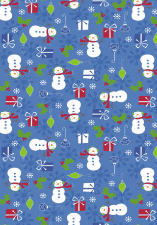 Snowmen Scrapbook Paper
