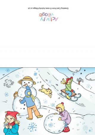 Snowy Day Card