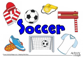 Soccer Collage Poster