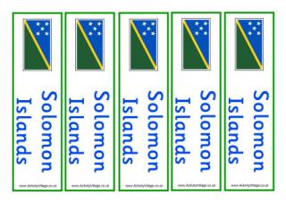 Solomon Islands Bookmarks