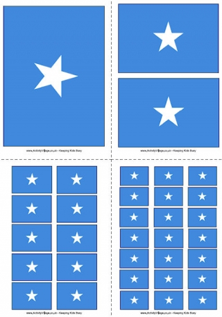 Somalia Flag Printable