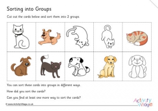 Sorting into Groups 2