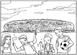 South Africa Colouring Pages