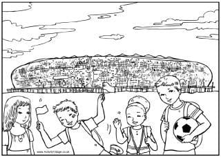 South Africa Colouring Pages
