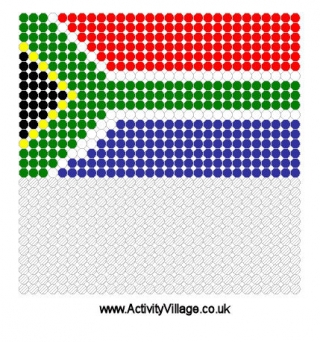 South Africa Fuse Bead Pattern