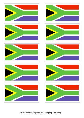 South African Flag Printable