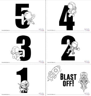 Space countdown