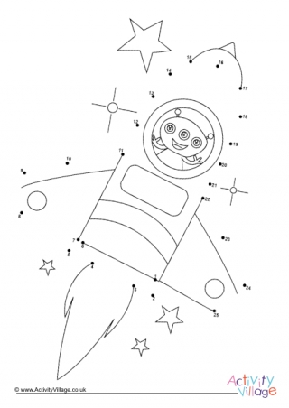 Space Ship Dot to Dot 2