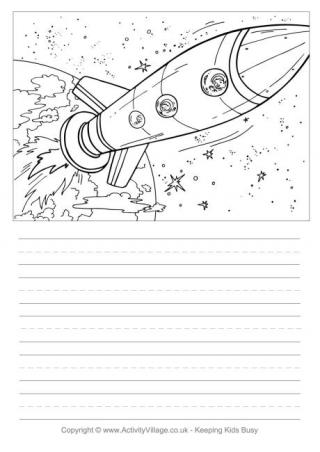 Space Ship Story Paper