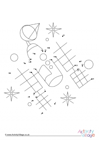 Space Station Dot to Dot
