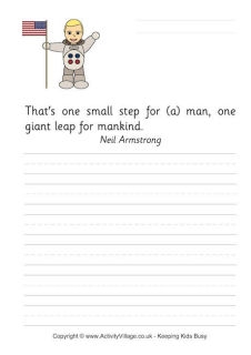Space Worksheets