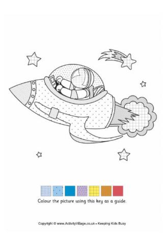Spaceman Colour by Pattern