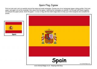 Spain Flag Jigsaw