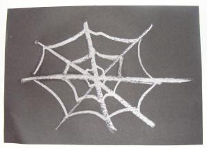 Sparkly Spider Web Picture