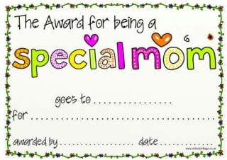 Special Mom Award
