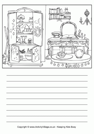 Spell Room Story Paper