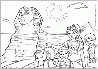 Ancient Egypt Colouring Pages