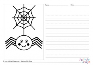 Spider and Web Story Paper