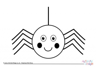Spider Colouring Page 2