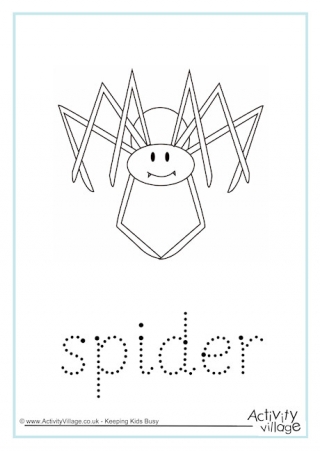Spider Word Tracing