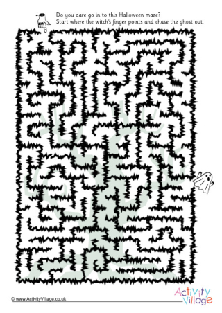 Spiky Halloween Maze