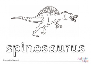 Spinosaurus Finger Tracing