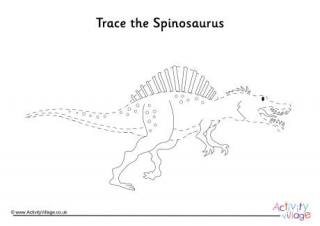 Spinosaurus Tracing Page
