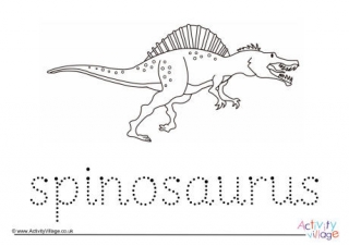 Spinosaurus Word Tracing