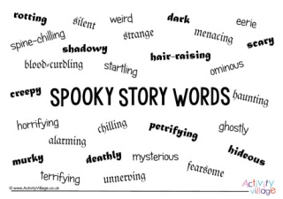 Spooky Story Word Mat