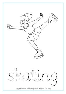 Sports Word Tracing Worksheets