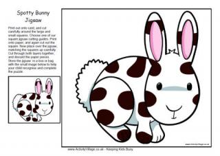 Spotty Bunny Jigsaw